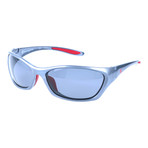 Chiseled Sport Sunglasses // Silver