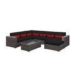 Lusso // Sectional (Black + White)