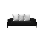 Nubis // Loveseat // Black (Black + Black)