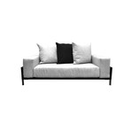 Nubis // Loveseat // Black (Black + Black)