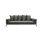 Nubis // Sofa // White (Black + Black)