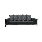 Nubis // Sofa // White (Black + Black)