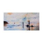 Dusk Paddling // Canvas (60"W x 30"H x 1.5"D)