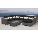 Lusso // Sectional (Black + White)