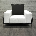 Nubis // Lounge Chair // Black (Black + Black)