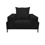 Nubis // Lounge Chair // Black (Black + Black)