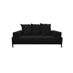 Nubis // Loveseat // Black (Black + Black)