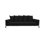 Nubis // Sofa // White (Black + Black)