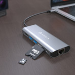 CASA Hub A01 // 6-Port USB-C Hub (Gray)