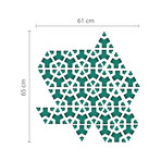 Green Triangle Geometry Pattern