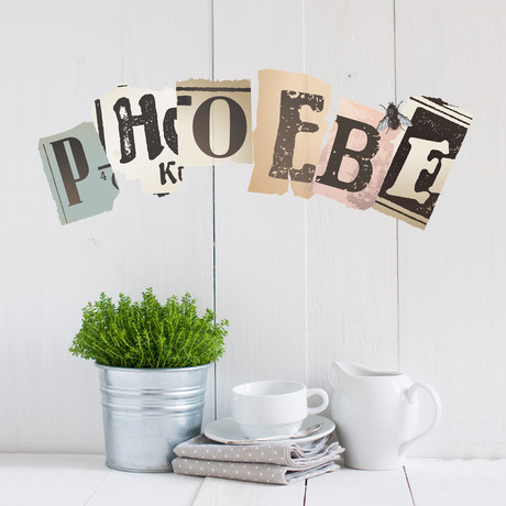 Vintage Newspaper Cutouts // Uppercase