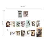Vintage Newspaper Cutouts // Uppercase