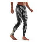 DNAmic Compression Long Tights // Leviathan + Black (Small)