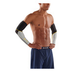 Compression Arm Sleeves // Black + Citron (Small)