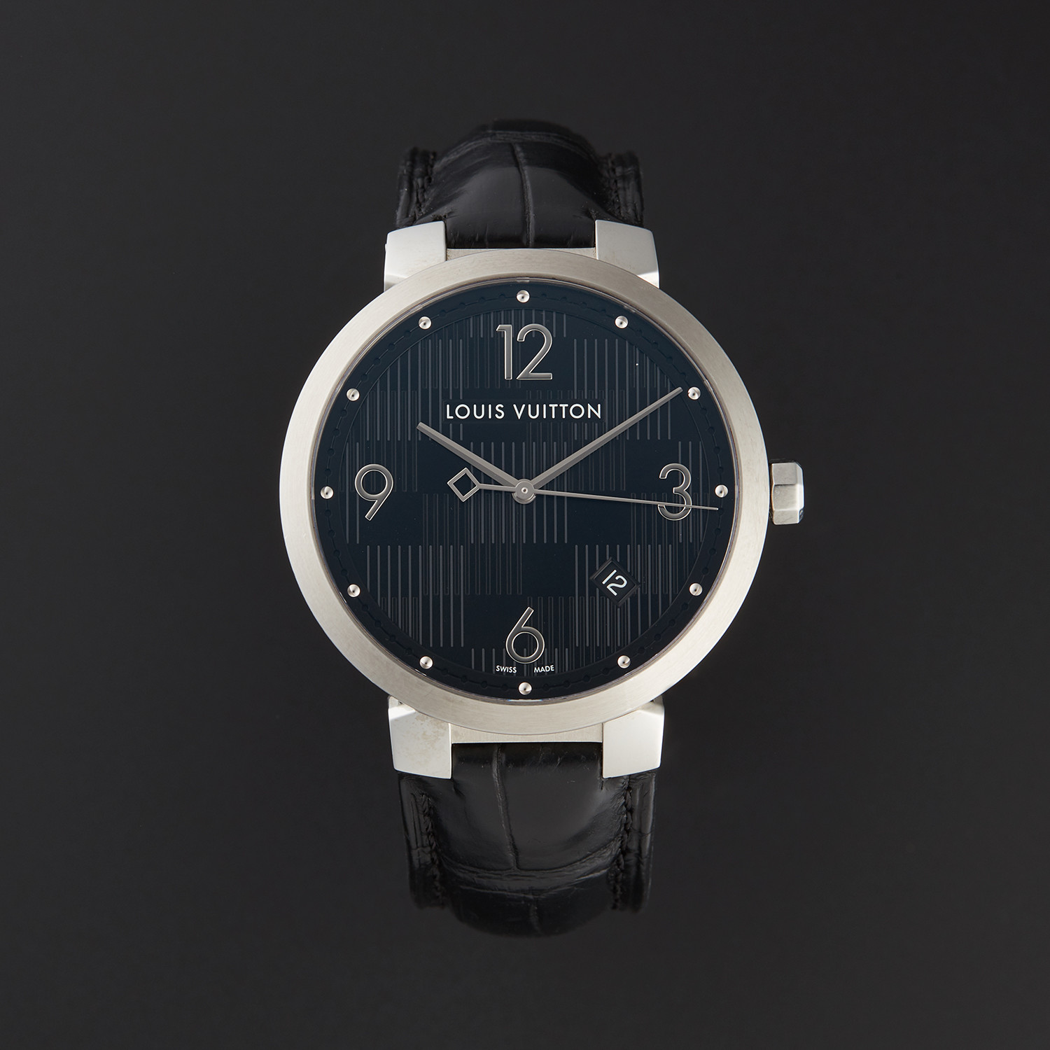 Louis Vuitton Tambour Damier Quartz // Q1D00 // Pre-Owned - Magnificent Timepieces - Touch of Modern