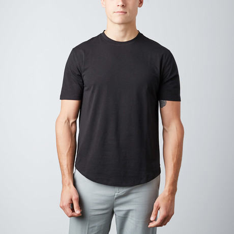 Short Sleeve Tail T-Shirt // Black (S)