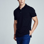 Pima Polo Shirt // Black (M)