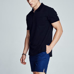 Pima Polo Shirt // Black (M)
