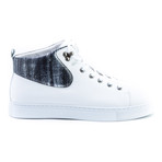 Carroll High-Top Sneaker // White (US: 10.5)