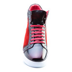 Douglas Patent High-Top Sneaker // Red (US: 8)