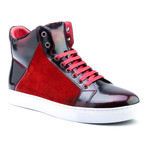 Douglas Patent High-Top Sneaker // Red (US: 10)