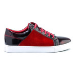 Lockhart Patent Low-Top Sneaker // Red (US: 10.5)