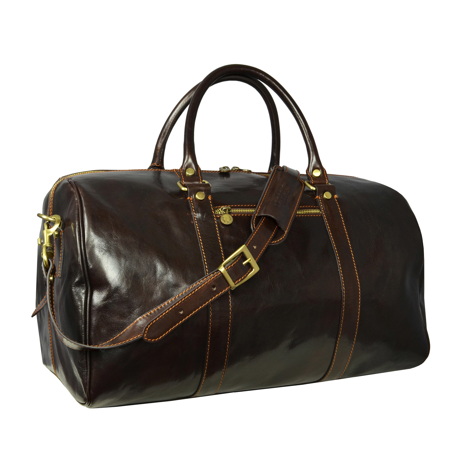 The Ambassador&#39;s Duffel Bag (Dark Brown) - Time Resistance - Touch of Modern