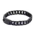 Artillery Steel Bracelet // Gunmetal Black (21cm)