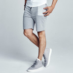 Zane Panel Track Short // Heather Grey (M)
