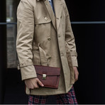 Faust Briefcase // Small // Brown