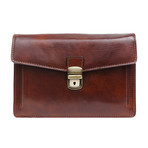 Faust Briefcase // Small // Brown