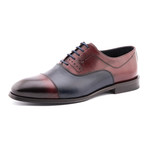 Two Tone Brogue // Burgundy + Navy (Euro: 41)