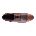 Toe Cap Oxford // Brown (Euro: 40)