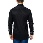 Luxor Fluo Paint Dress Shirt // Black (2XL)