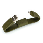 Keyable Charging Cable // Army Green