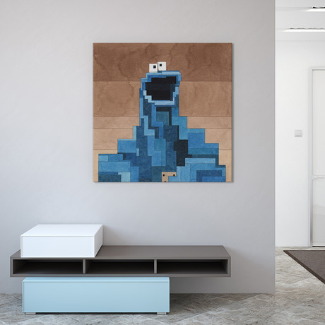 Cookie Monster (18"W x 18"H x 0.75"D)