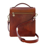 Walden // Small Leather Briefcase // Brown