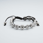 Lion Pride Pull Closure Bracelet // Silver