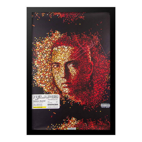 Signed + Framed Poster // Eminem