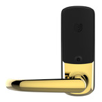 Ultraloq UL3 BT Bluetooth Enabled Fingerprint + Touchscreen Smart Lever Lock // Gold