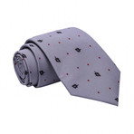 Salmon Tie // Grey