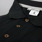 Deluxe Bamboo Polo Shirt // Black (S)