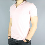 Deluxe Bamboo Polo Shirt // Rosa Pink (S)