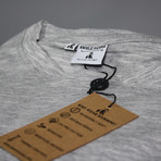 Deluxe Bamboo T-Shirt // Grey Marl (L)