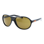 Nike // Men's Vintage 74 EV0599 Sunglasses // Black + Orange