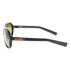 Nike // Men's Vintage 74 EV0599 Sunglasses // Black + Orange