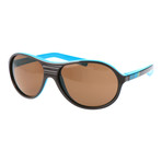 Men's Vintage 74 Sunglasses // Brown + Blue
