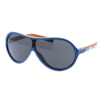 Men's Vintage 75 Sunglasses // Blue + Orange + Gray