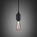 HEAVY METAL Lighting Fixture + Bulb // Smoked Bronze (Gold Bulb)