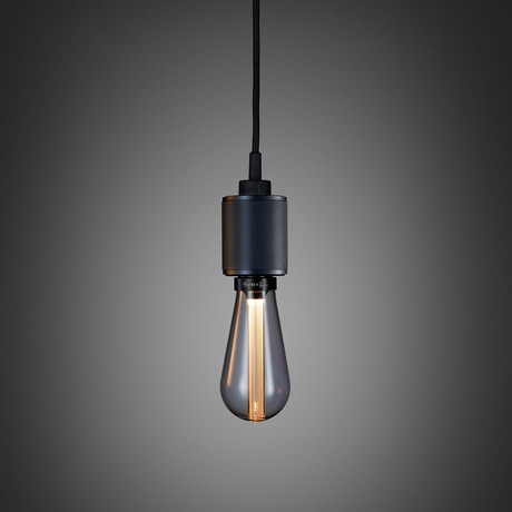 HEAVY METAL Lighting Fixture + Bulb // Smoked Bronze (Gold Bulb)